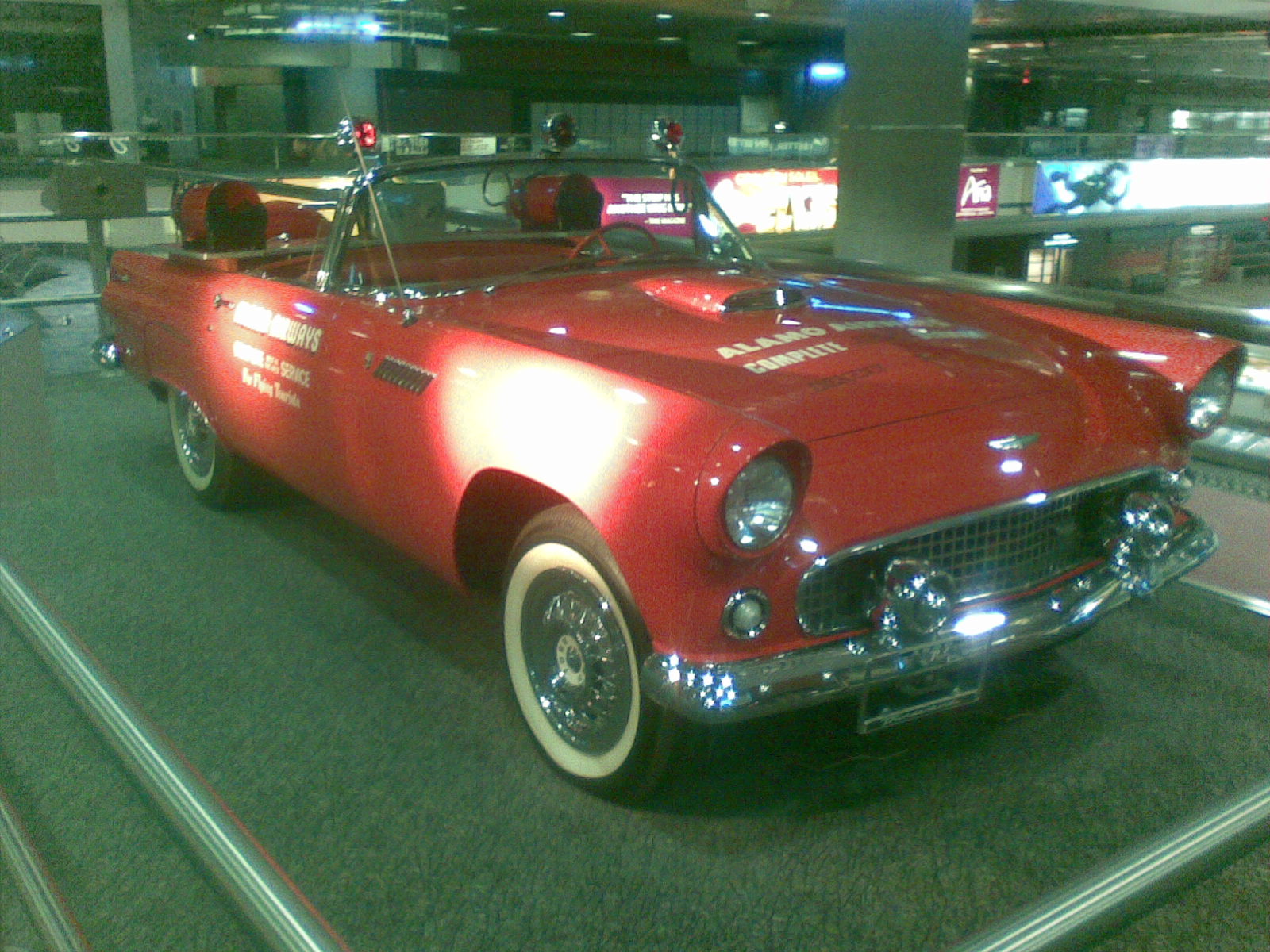classic car at vegas airport